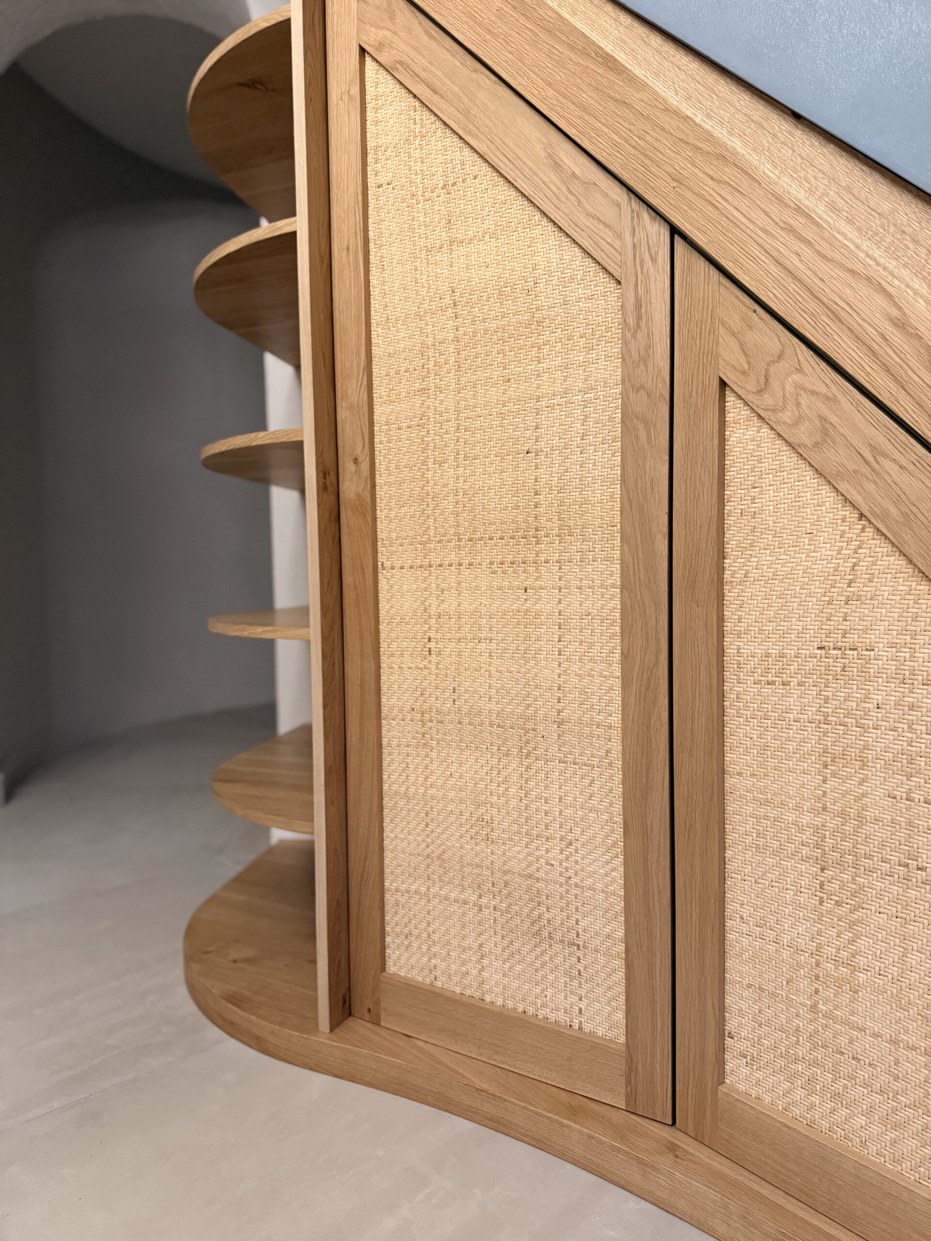 Des finitions de luxe signées Le Maillet Bleu, menuisier bois proche d'Aix-en-Provence